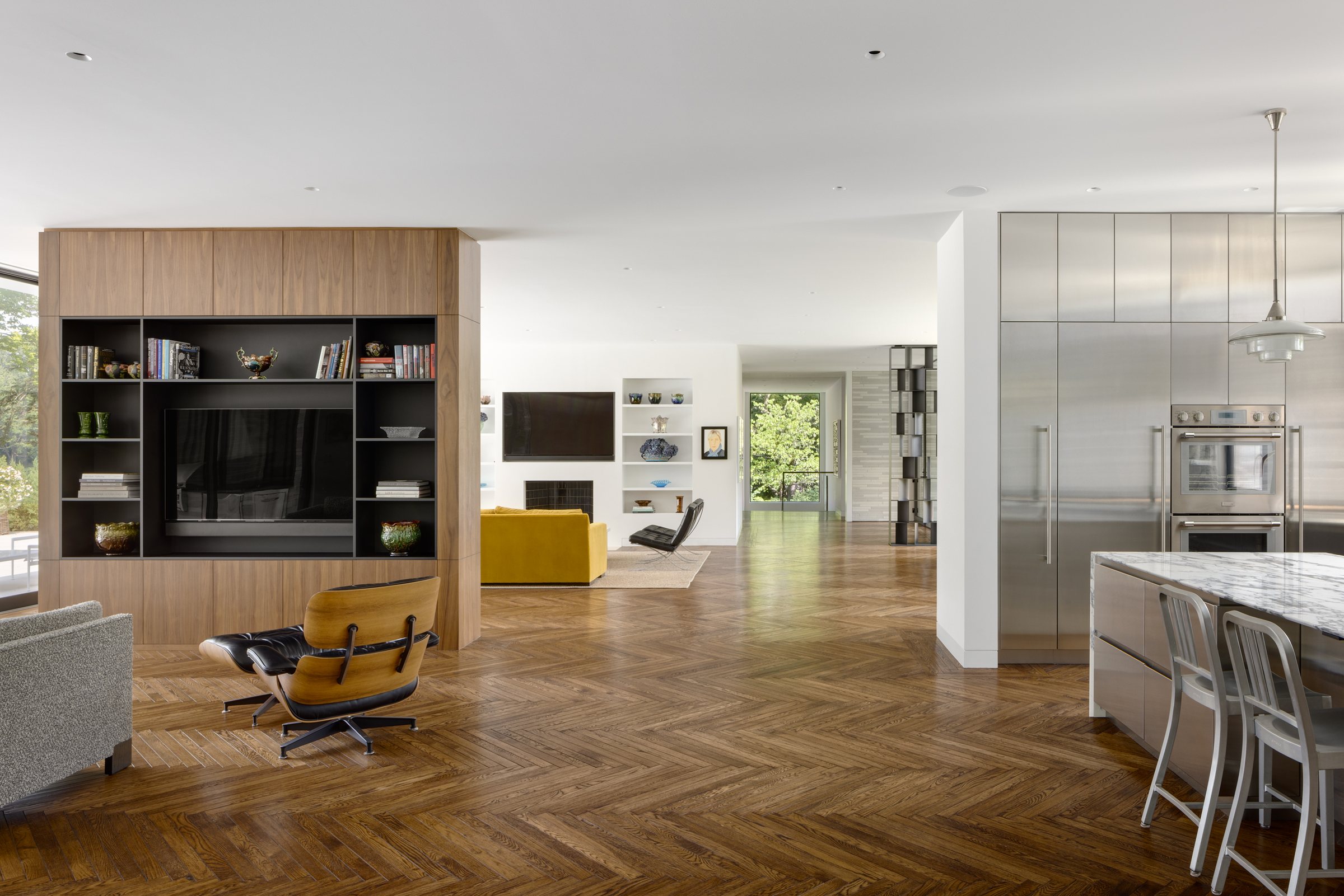 Living room at the Bluff House