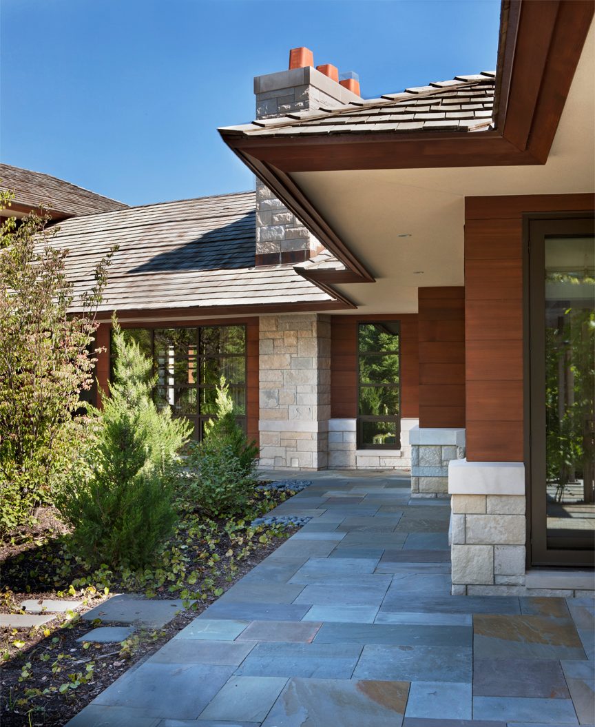 Exterior at the Prairie Modern Estate