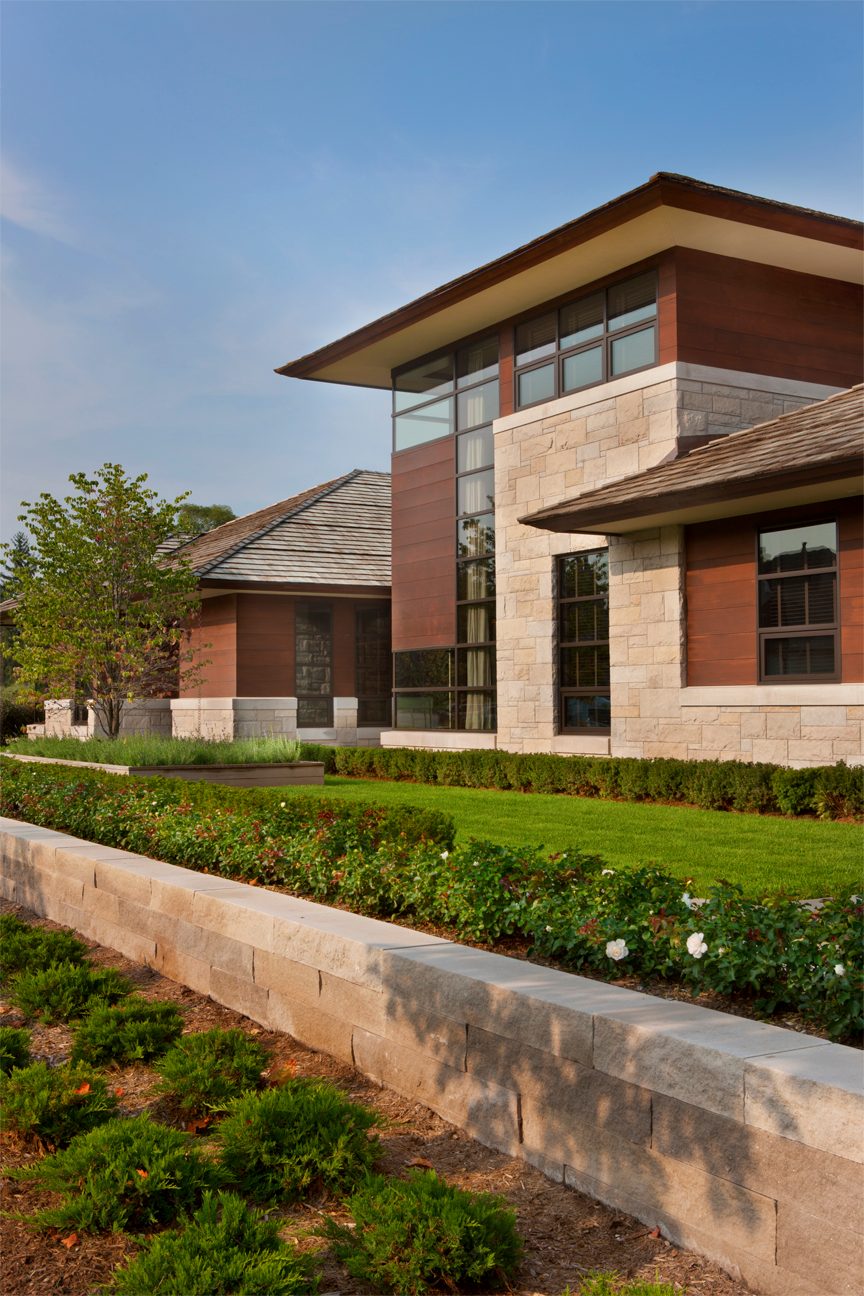 Exterior at the Prairie Modern Estate