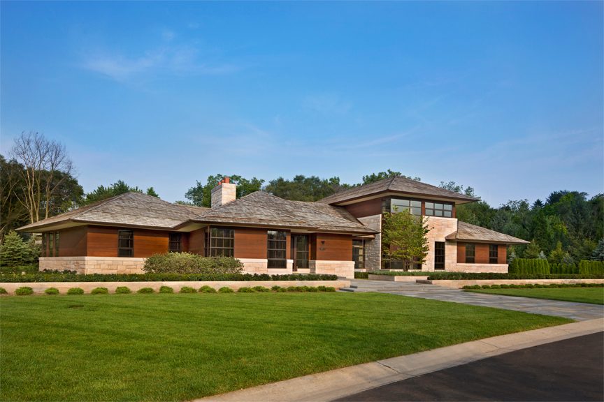 Exterior at the Prairie Modern Estate
