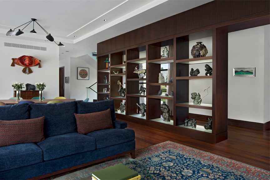 Family room, built by Mosher Dolan