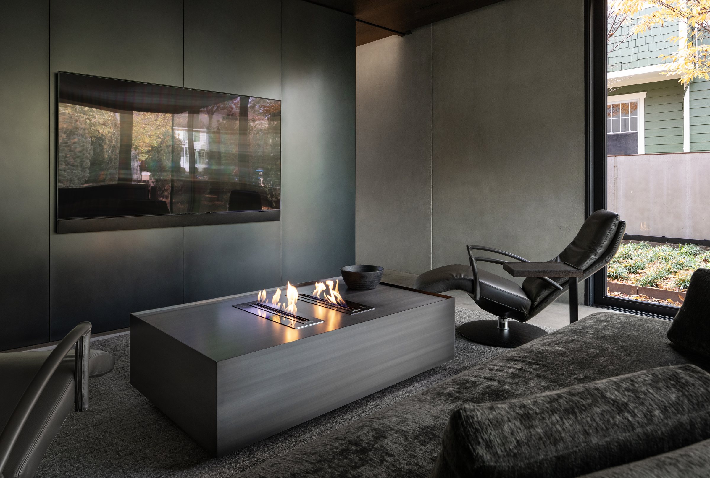 Sitting lounge, built by Mosher Dolan